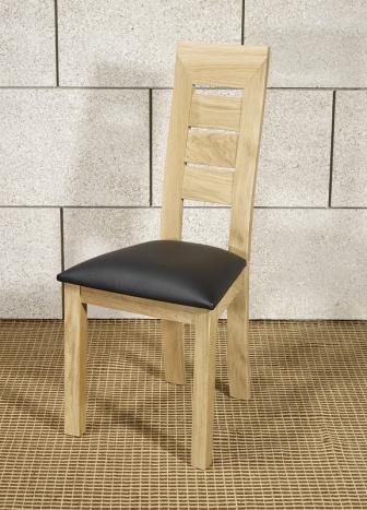 Chaise Mathis ralis en Chne Massif LIGNE CONTEMPORAINE