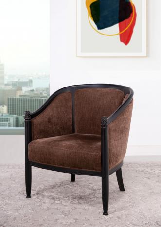 Fauteuil Cabriolet Mathieu ralis en Chne Massif de style Louis Philippe SEULEMENT 1 DISPONIBLE
