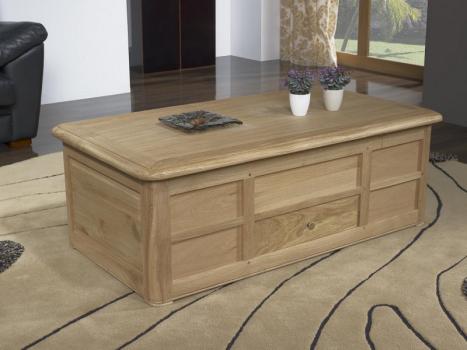 Table Bar Jules ralise en Chne de style Louis Philippe Finition Chne Bross Naturel