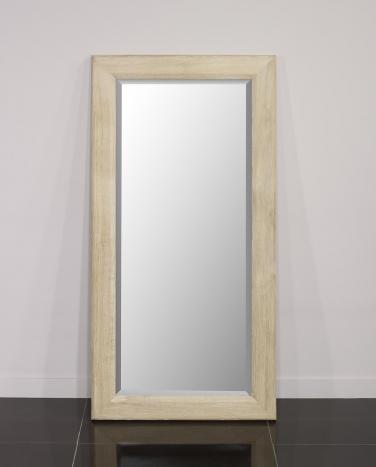  Miroir glace biseaute 120x60 ralis en Chne Massif 