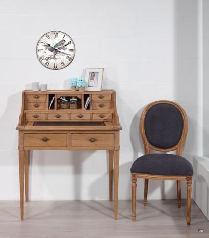 Bonheur du Jour Louis ralis en Chne de style Directoire 
