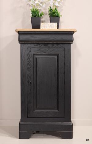 Meuble tlphone Jean-Manuel ralis en Chne Massif de style Louis Philippe Finition Chne bross