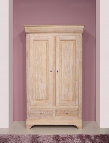Petite Amoire Lo ralise en Chne Massif de style Louis Philippe Finition Chne Bross 