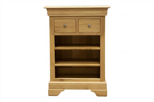 Bibus Charlotte ralis en Chne Massif de style Louis Philippe Finition Chne Bross Naturel 
