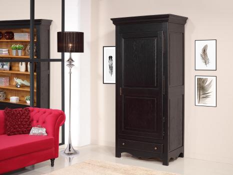 Armoire ou Bonnetire 1 porte 1 tiroir Gabriel ralise en Chne Massif de style Campagnard