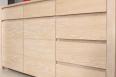Buffet 2 portes 6 tiroirs Etienne, ralis en Chne de Ligne contemporaine SEULEMENT 1 DISPONIBLE