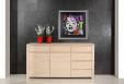 Buffet 2 portes 6 tiroirs Etienne, ralis en Chne de Ligne contemporaine SEULEMENT 1 DISPONIBLE