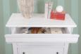 Commode 4 tiroirs Guillaume ralise en chne de style Louis Philippe Finition Chne Bross Ivoire SEULEMENT 1 DISPONIBLE