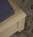 Lit Collection Nature 180*200 ralis en Chne massif Finition chne naturel bross