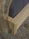 Lit Collection Nature 180*200 ralis en Chne massif Finition chne naturel bross