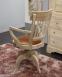 Fauteuil de Bureau Jules ralis en Chne Massif de style Louis Philippe