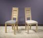 Chaise Mathis ralis en Chne Massif LIGNE CONTEMPORAINE