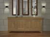 Buffet 4 portes Gael ralis en Chne Massif de style Louis Philippe Finition Chne Bross