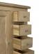 Farinier 1 porte 5 tiroirs ralis en Chne Massif de style Campagnard Finition Chne Naturel Bross