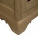 Petite vitrine 1 porte 1 tiroir ralise en Chne Massif de style Louis Philippe Finition chne bross