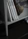 Console Marilou ralise en Chne de style Directoire Finition Chne Bross Gris et Tons Pastels