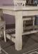 Table de ferme rectangulaire Axel ralise en Chne massif 200x100 + 2 allonges de 45 cm Finition Chne Bross