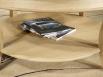 Table basse ronde Gal ralise en Chne Massif de style Louis Philippe Plateau Verre Diamtre 100