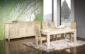 Buffet 4 portes Amaury ralis en Chne Massif de style Campagnard Finition Chne bross blanchi