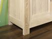 Buffet 4 portes Amaury ralis en Chne Massif de style Campagnard Finition Chne bross blanchi