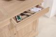 Buffet 2 portes 2 tiroirs Laura ralis en Chne Massif de style Louis Philippe 130 de large  SEULEMENT 1 DISPONIBLE