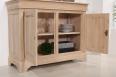 Buffet 2 portes 2 tiroirs Laura ralis en Chne Massif de style Louis Philippe 130 de large  SEULEMENT 1 DISPONIBLE