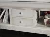 Table Basse Emmanuel ralise en Chne de style Louis Philippe  Finition Chne Bross Gris Perle