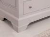 Commode 4 tiroirs Nicolas r�alis� en Ch�ne Massif de style Louis Philippe Finition Ch�ne Bross� Gris Perle  SEULEMENT 1 DISPONBILE