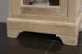 Vitrine 1 porte Angelo ralise en Chne Massif de style Louis Philippe Finition chne Bross