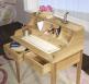 Bonheur du Jour Louis ralis en Chne de style Directoire Finition Chne Bross Naturel