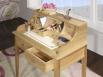 Bonheur du Jour Louis ralis en Chne de style Directoire Finition Chne Bross Naturel