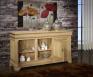 Buffet 3 portes Ludovic ralis en Chne Massif de style Louis Philippe Finition Chne Bross Naturel 