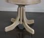Fauteuil de Bureau Marc ralis en Chne Massif PIVOTANT ASSISE BORDEAUX Finition Chne Bross Blanchi