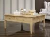 Table basse carre Justin ralise en Chne de style Directoire avec Marqueterie