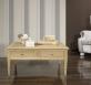 Table basse carre Justin ralise en Chne de style Directoire avec Marqueterie