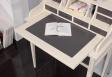 Bonheur du Jour Louis ralis en Chne de style Directoire Finition Chne Bross Lin et Anthracite 