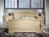 Lit Hugo 160x200 ralis en Chne Massif de style Louis Philippe Finition Chne Bross 