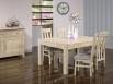 Table de repas rectangulaire Simon 160X120  ralise en Chne Ligne Contemporaine 