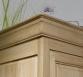 Armoire 2 portes Stphane ralise en Chne Massif de style Louis Philippe Finition Chne Bross Naturel