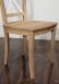 Chaise Eliot ralis en chne massif de style Campagnard Finition Chne Bross Naturel et Ivoire