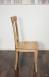 Chaise Eliot ralis en chne massif de style Campagnard Finition Chne Bross Naturel et Ivoire