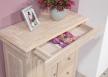 Farinier 1 porte 5 tiroirs Jean ralis en Chne Massif de style Louis Philippe 