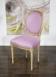 Chaise Simon ralise en Chne Massif de style Louis XVI Finition Chne Bross 