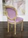 Chaise Simon ralise en Chne Massif de style Louis XVI Finition Chne Bross 