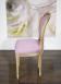 Chaise Simon ralise en Chne Massif de style Louis XVI Finition Chne Bross 