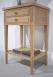 Meuble d'appoint Stphane ou meuble tlphone ralis en Chne massif de style Directoire Finition Chne Bross Naturel