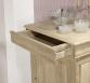 Fromager Jean-Baptiste ralis en Chne Massif de style Louis Philippe Finition Chne Bross Blanchi