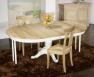 Table ronde pied central ralise en Chne Massif de style Louis Philippe DIAMETRE 120 + 2 allonges de 40 cm 