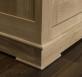 Buffet 3 portes 4 tiroirs Rose Des Vents ralis en chne massif de style Louis Philippe Finition Chne Bross Naturel
