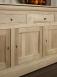 Buffet 3 portes 4 tiroirs Rose Des Vents ralis en chne massif de style Louis Philippe Finition Chne Bross Naturel